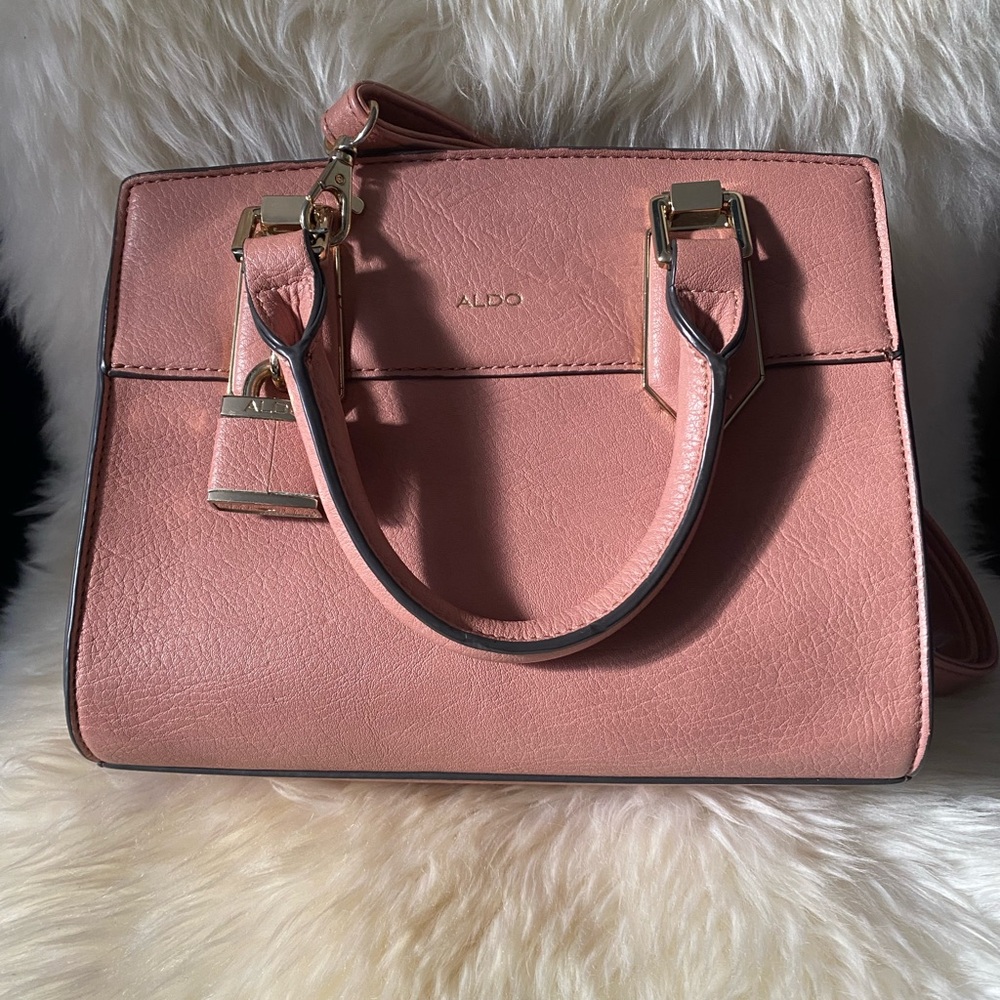 Aldo Blush Pink Satchel Bag